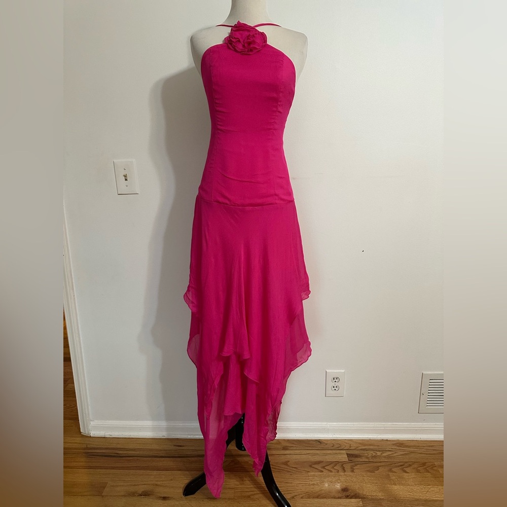NWT REVOLVE LOVERS + FRIENDS SHELBY ASYMMETRIC DRESS - Picture 5 of 8